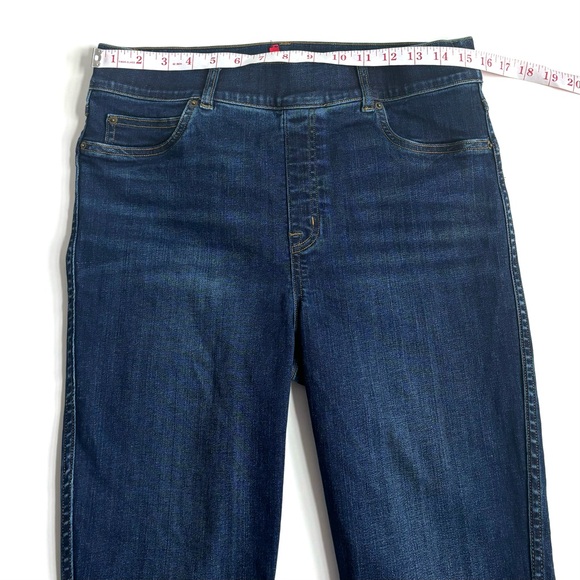Spanx Ankle Skinny Pull On Jeans Midnight Shade Size Large Style no. 20342R - Picture 10 of 14
